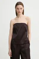 Halenka A.L.C. dámská, hnědá barva, hladká, 5TOPS01769