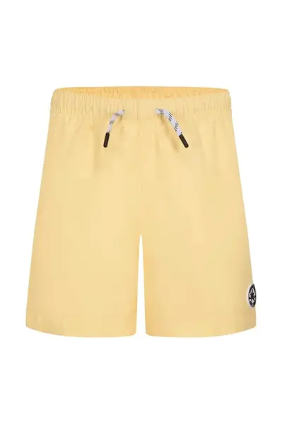 Plavkové šortky Converse žltá farba, 8CD479