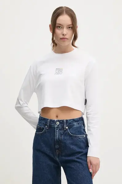 Bavlnené tričko s dlhým rukávom Red Bull Racing x Pepe Jeans