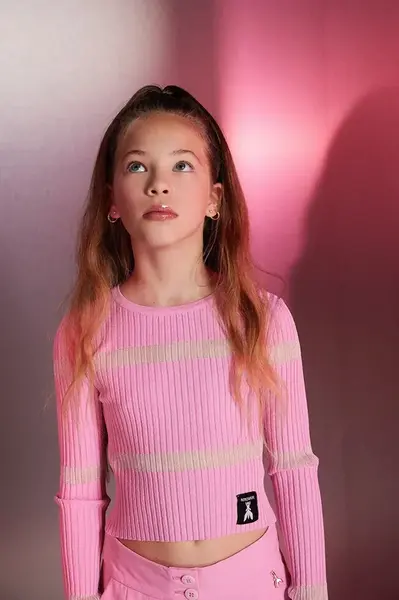 Detské tričko s dlhým rukávom Patrizia Pepe R852