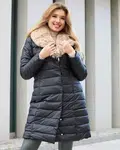 Resti Women's Black Winter Jacket - Clothing