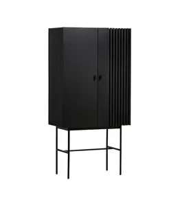 Komoda "Array", 80 x 160 cm, 2 varianty - Woud Varianta: dub, čierny