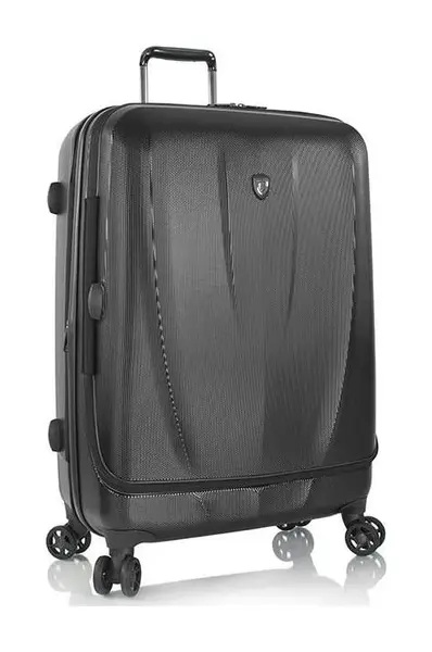 Veľký škrupinový kufor na kolieskach Heys Vantage Smart Luggage L Black