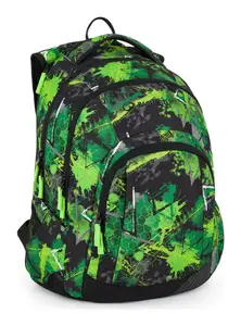 Batoh na notebook Bagmaster LINCOLN 25 A Green/black