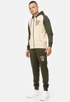Pánska tepláková súprava Lonsdale 117292-Olive/Beige