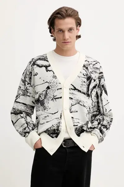 Kardigan s příměsí vlny HUGO Servot