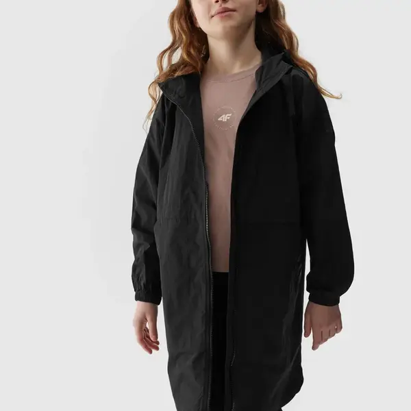 Girls' transitional jacket 4F - black