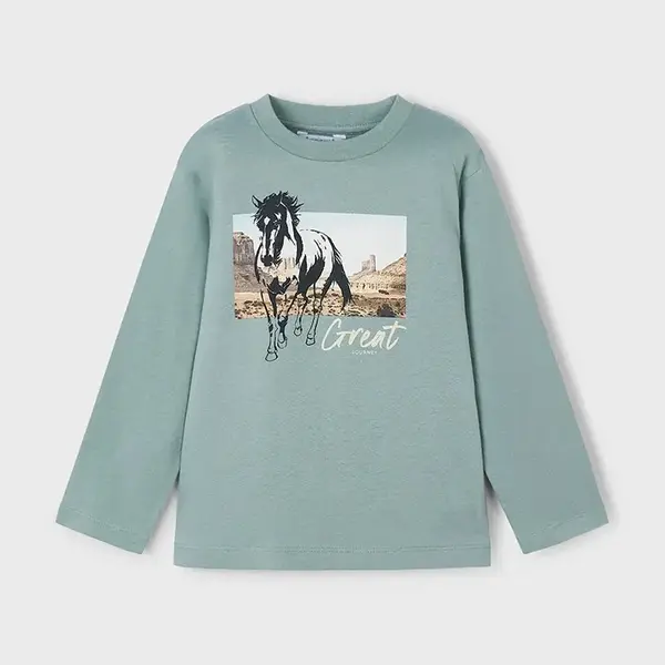 Detské tričko s dlhým rukávom Mayoral