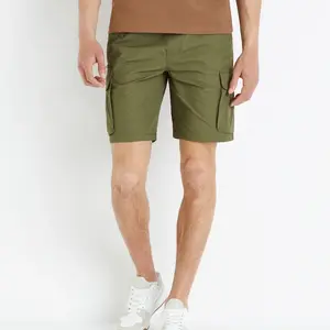 Kaki pánske kraťasy Celio Fostopbm