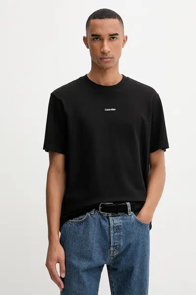Tričko Calvin Klein pánské, černá barva, LV04LC241G