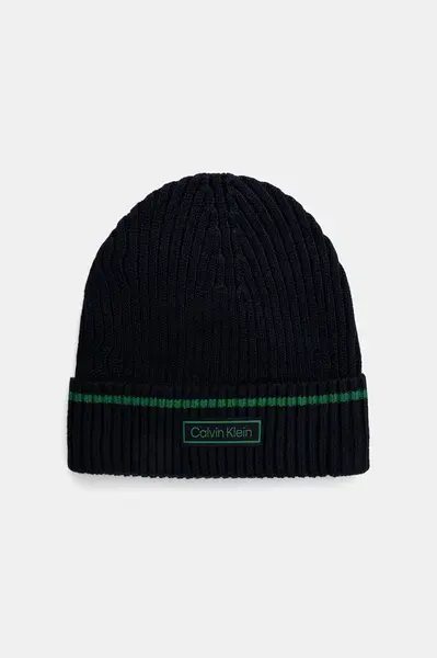 Detská čiapka s prímesou vlny Calvin Klein