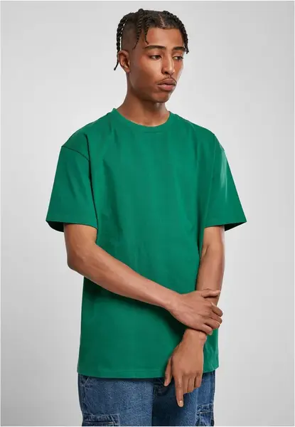 Heavy oversized t-shirt in green color