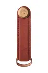 Kľúčenka Orbitkey Waxed Canvas 8,5 cm červená farba