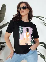 Dámske tričko MEMORY čierne