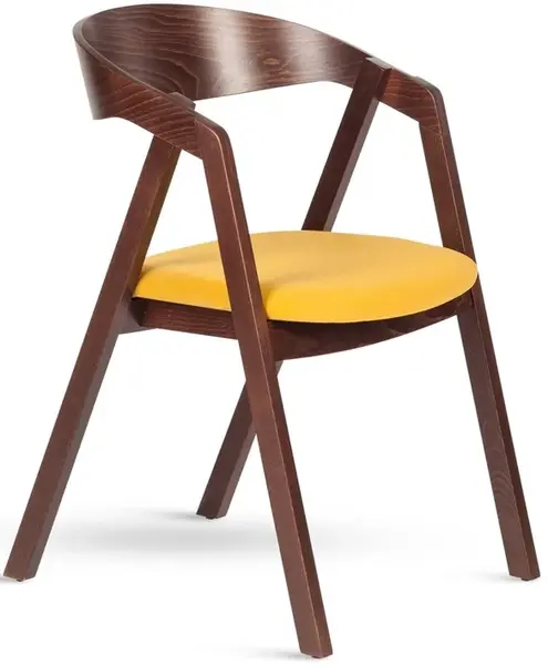 STIMA Jedálenská stolička GURU tm. hnedá látka