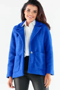 Awama Woman's Coat A545 Blue