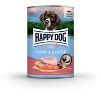 Happy Dog Supreme Sensible Puppy & Junior konzerv - kuřecí, losos a brambory 400 g
