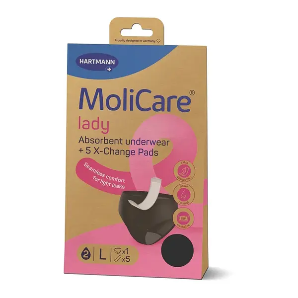 MOLICARE Lady absorpční spodní prádlo L 1 kus + vložky X-change 5 kusů