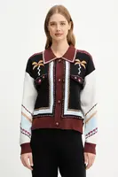 Kardigan Never Fully Dressed dámský, černá barva, NFDKN706