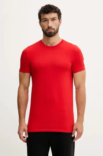 Bavlněné lounge tričko Calvin Klein Underwear 3-pack pánské, šedá barva, LV00NB4051