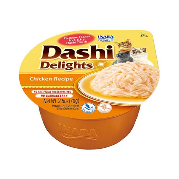Inaba Cat Dashi Delights mokré krmivo pre mačky - kuracie 70 g