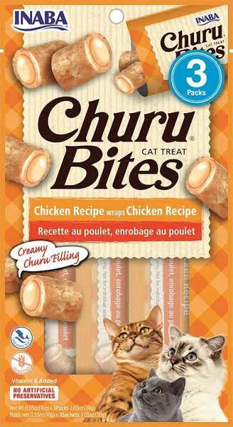 INABA Cat Churu Bites - kuracie 3 x 10 g