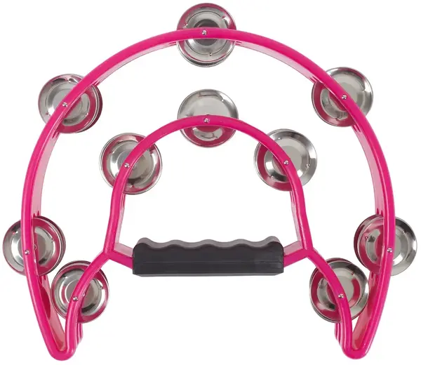 Cega Double Row Tambourine Pink