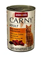 Animonda Cat Carny Adult, hovězí, kuřecí a kachní srdce 6 x 200 g (83706)