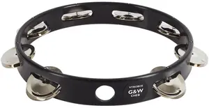 GW Tamburína plast 8 Černá