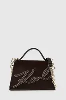 Kožená kabelka Karl Lagerfeld K/SIGNATURE