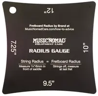 Music Nomad Precision Radius Gauge Set