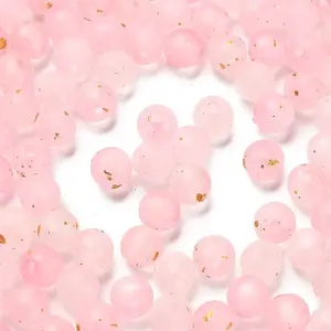 Frosted Transparent Acrylic Beads