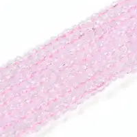 Transparent Glass Beads Strands