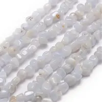 Natural Blue Lace Agate Beads Strands