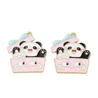 Alloy Enamel Pendants