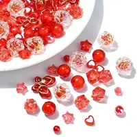 120Pcs 12 Styles Mixed Styles Acrylic Beads