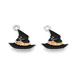Halloween Theme Alloy Enamel Pendants