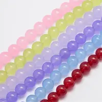 Natural & Dyed Malaysia Jade Bead Strands