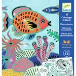 Pod morom: maľovanky s lesklými kontúrami