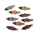 Alloy Enamel Pendants