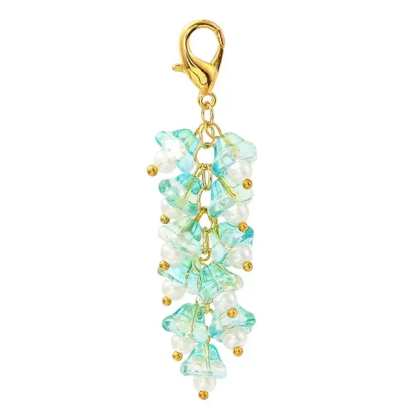 Trumpet Flower Glass Pendant Decorations