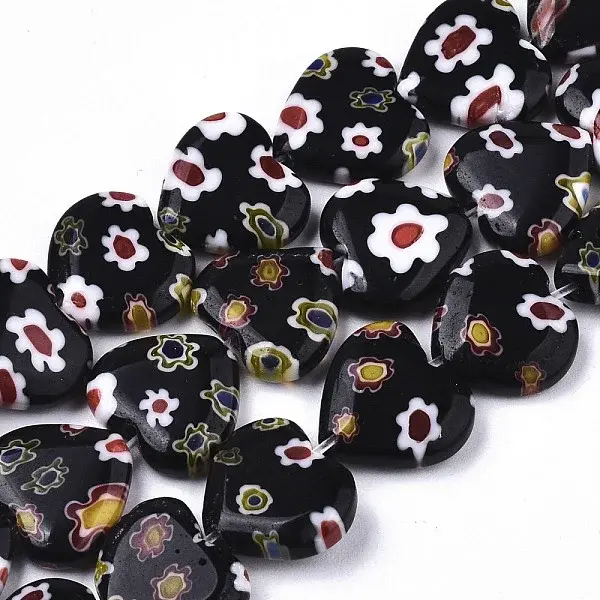 Handmade Millefiori Lampwork Beads Strands