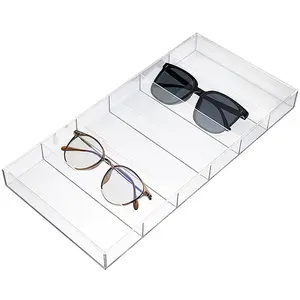 6-Slot Acrylic Sun Glasses Storage Tray