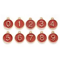 Light Gold Plated Alloy Enamel Charms