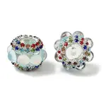 Sparkling Acrylic Rhinestone Round Beads