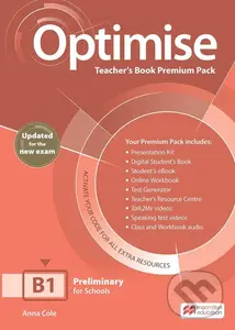 Optimise B1 Teacher's Book Premium Pack - Malcolm Mann, Mark Ormerod,Optimise B1 Teacher's Book Premium Pack - Malcolm Mann, Mark Ormerod - kniha z ka