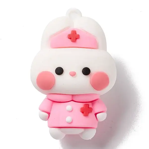 Opaque PVC Plastic Big Pendants