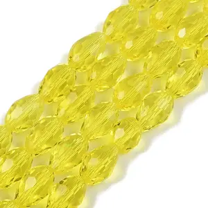 Transparent Glass Beads Strands