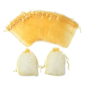50Pcs Organza Bags Jewellery Storage Pouches Wedding Favour Party Mesh Drawstring Gift