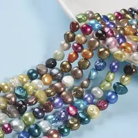 Dyed Natural Cultured Freshwater Pearl Beads Strands